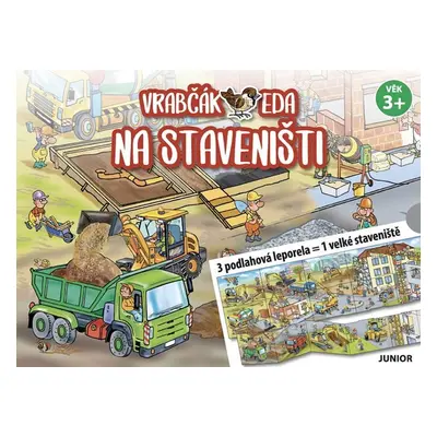 Vrabčák Eda na staveništi - 3 podlahová leporela = 1 velké staveniště