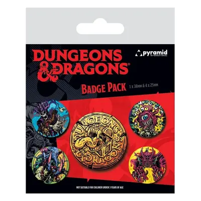 Dungeons and Dragons - set odznaků - EPEE