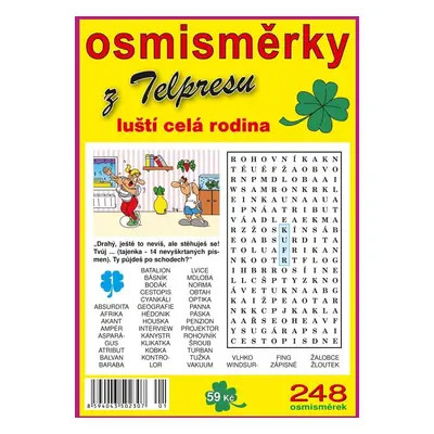 Osmisměrky z Telpresu luští celá rodina 1/2024 - 248 osmisměrek