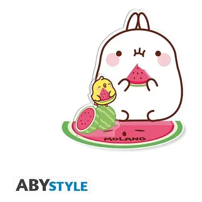 Molang 2D akrylová figurka - Molang and watermelon