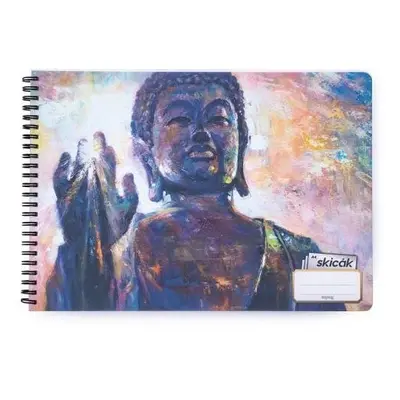 Skicák A4 (50 listů, 190g) - Buddha