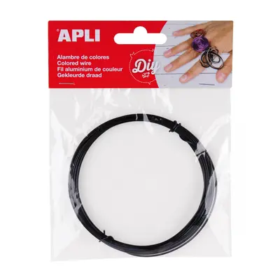 APLI modelovací drát, 1,5 mm x 5 m, černý