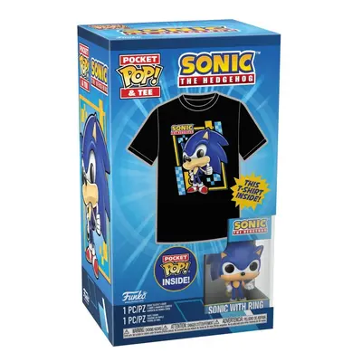 Funko pocket POP & Tee: Sonic (velikost L)