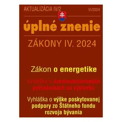 Aktualizácia IV/2 2024 – Stavebný zákon