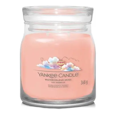 YANKEE CANDLE Watercolour Skies svíčka 368g / 2 knoty (Signature střední)