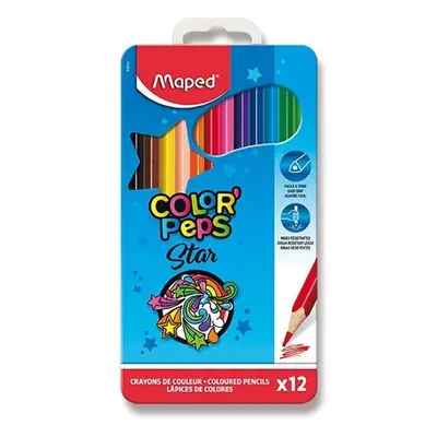 Maped - Pastelky Color´Peps Metal Box 12 ks