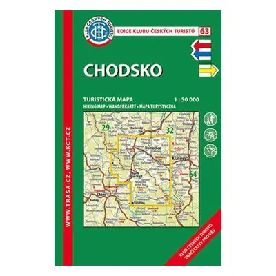 Chodsko /KČT 63 1:50T Turistická mapa