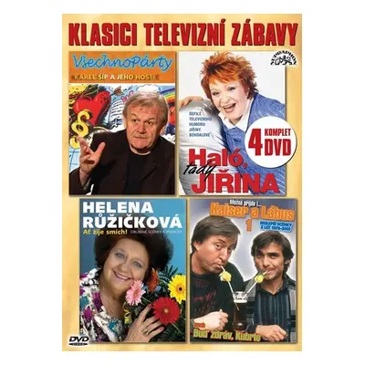 Klasici televizní zábavy - 4 DVD - Various