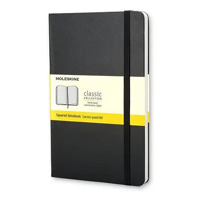 Moleskine Zápisník černý S, čtverečkovaný, tvrdý