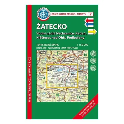 Žatecko /KČT 7 1:50T Turistická mapa