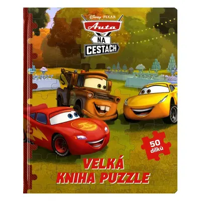 Auta - Velká kniha puzzle 50 dílků - kolektiv