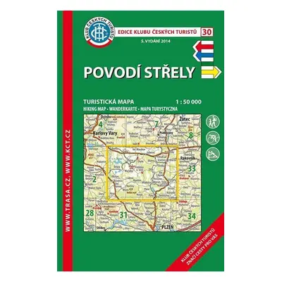 KČT 30 Povodí Střely 1:50 000 Turistická mapa, 7. vydání