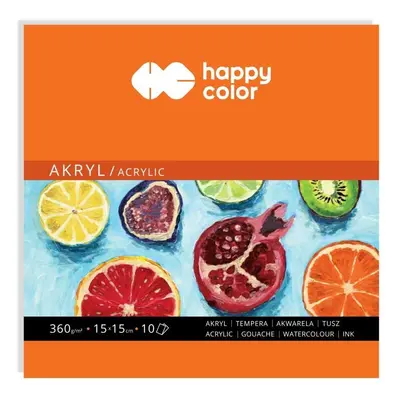 Happy Color Blok pro akrylové barvy 15 x 15 cm