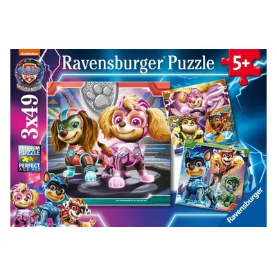 Ravensburger Puzzle - Tlapková patrola ve velkofilmu 3x49 dílků