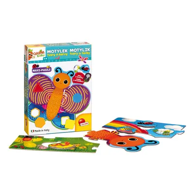 Carotina baby: Motýlek - Tvary a barvy maxi-puzzle