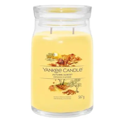 YANKEE CANDLE Autumn Sunset svíčka 567g / 2 knoty (Signature velký)