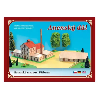 Anenský důl - Hornické muzeum Příbram - Stavebnice papírového modelu, 1. vydání