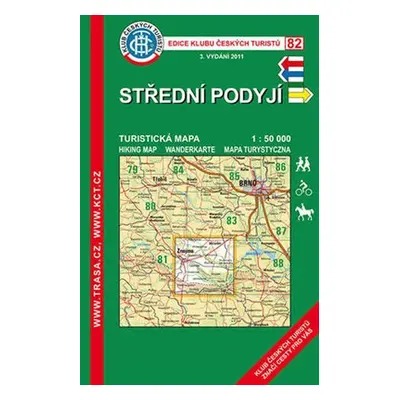 Střední Podyjí /KČT 82 1:50T Turistická mapa