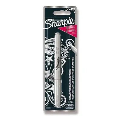 Permanentní popisovač Sharpie Metallic stříbrný