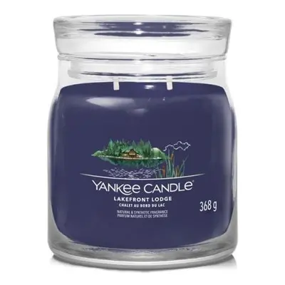 YANKEE CANDLE Lakefront Lodge svíčka 368g / 2 knoty (Signature střední)