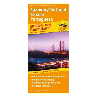 Španělsko / Portugalsko, Španělsko, Portugalsko 1:950 000 / automapa