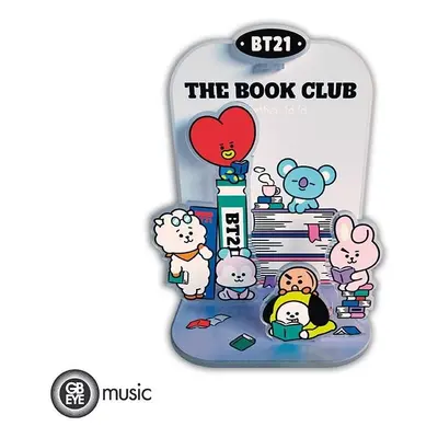 BT21 akrylové diorama - Bookclub