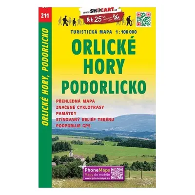 SC 211 Orlické hory, Podorlicko 1:100 000