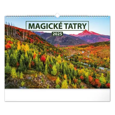 NOTIQUE Nástenný kalendár Magické Tatry 2025, 48 x 33 cm Slovensky