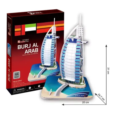 Puzzle 3D Burj Al Arab/46 dílků - Eichhorn