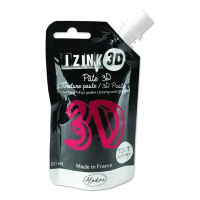 Reliéfní pasta 3D IZINK - geranium, růžová, 80 ml