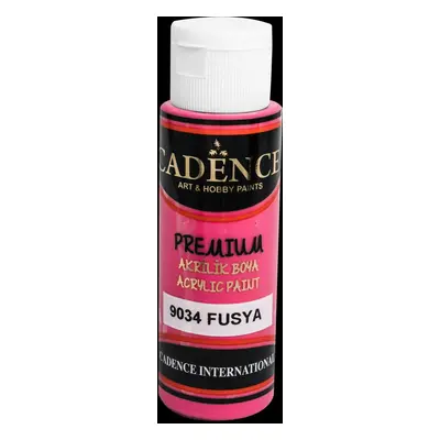 Akrylová barva Cadence Premium - fuchsiová / 70 ml