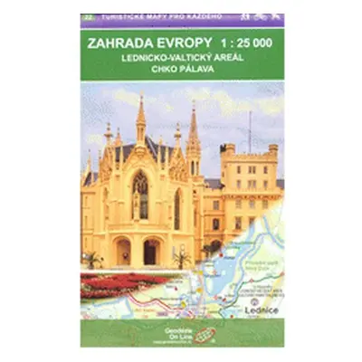 Zahrada Evropy 1 : 25 000 / 22 Turistické mapy pro každého