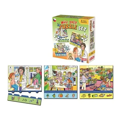 Můj svět: Puzzle set 3 v 1