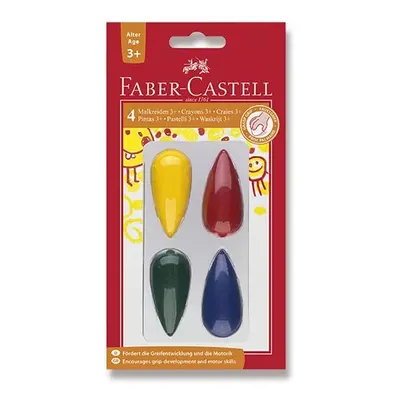 Faber - Castell Plastové pastelky do dlaně 4 ks