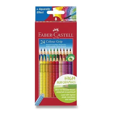 Faber - Castell Pastelky trojhranné Grip - rozmývatelné 24 ks