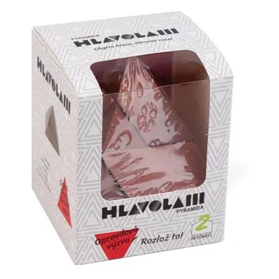 Dřevěný hlavolam - Pyramida - Alltoys