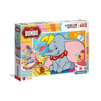 Clementoni Puzzle Supercolor Dumbo Floor / 40 dílků