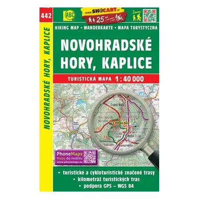 SC 442 Novohradské hory, Kaplice 1:40 000