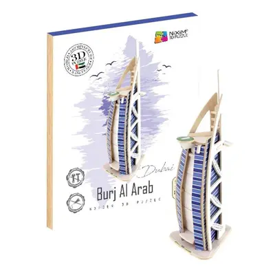 NiXiM Dřevěné 3D puzzle - Burdž Al Arab