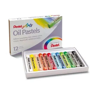 Olejové pastely Pentel Artist 12 ks