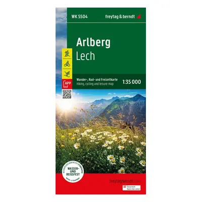 Arlberg 1:35 000 / turistická, cyklistická a rekreační mapa