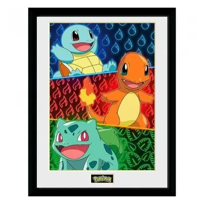 Pokémon Zarámovaný plakát - Starters