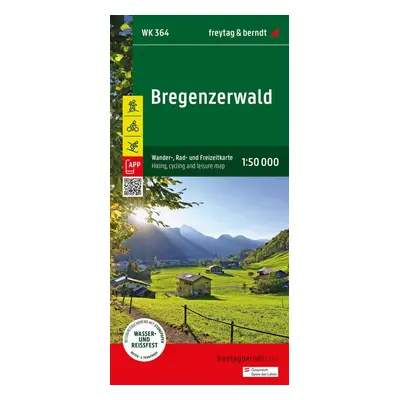 Bregenzerwald 1:50 000 / turistická, cyklistická a rekreační mapa