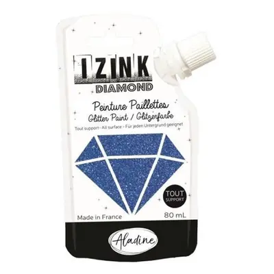 Diamantová barva IZINK Diamond - námořnická modrá, 80 ml