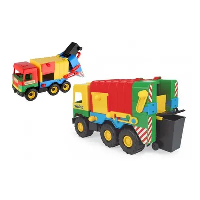 Auto middle Truck popelář plast 41cm Wader v sáčku