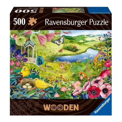 Ravensburger Puzzle - Divoká zahrada 500 dílků, dřevěné