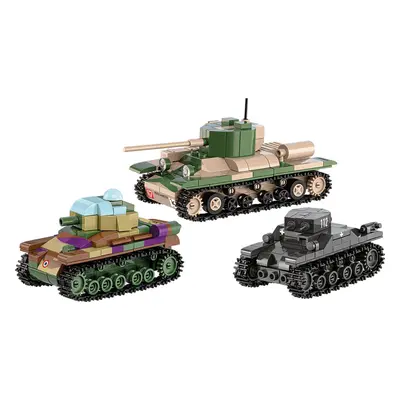 COBI 2740 3 tanky: Panzer I, Valentine IX, Renault R, 1:35, The Tank Museum, Les Blindes in Saum