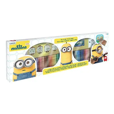 Razítka minions, felt-tip pens box