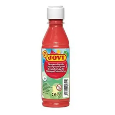 JOVI temperová barva 250ml v lahvi červená