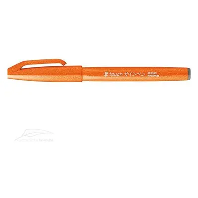 Popisovač Pentel Touch Brush - oranžový